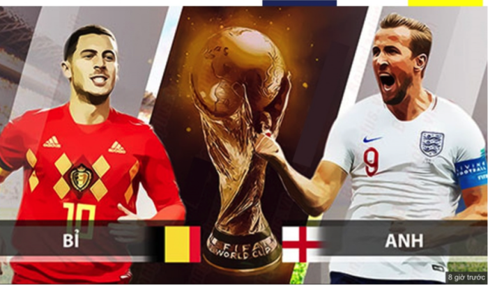 Soi kèo World cup thẻ phạt Bỉ - Anh, 21h00 ngày 14/7